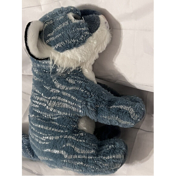 Wild Republic Blue Silver Tiger Foilkins Plush 6” Jungle Stuffed Animal Rare HTF - Picture 6 of 9